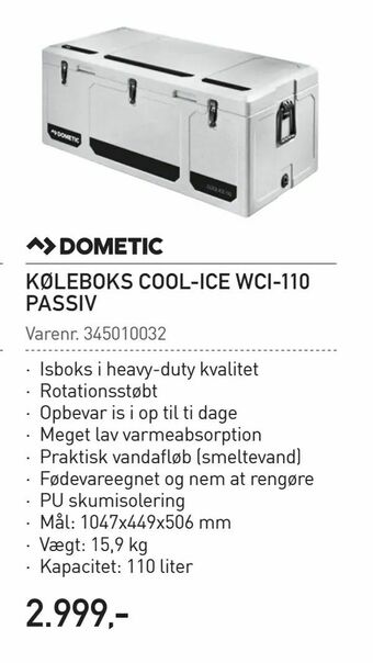 Thansen Køleboks cool-ice wci-110 passiv tilbud