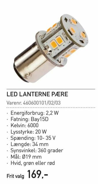 Thansen Led lanterne pære tilbud