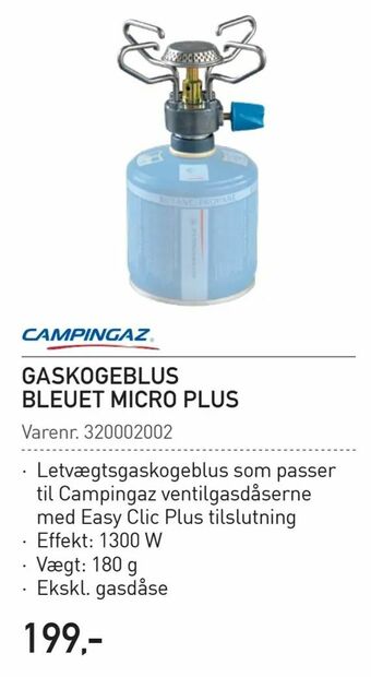 Thansen Gaskogeblus bleuet micro plus tilbud