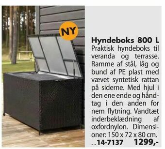 Biltema Hyndeboks 800 L tilbud