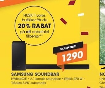 Expert Samsung soundbar tilbud