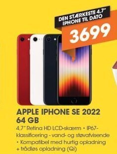 Expert Apple iphone se 2022 64 gb tilbud