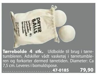 Tørrebolde 4 stk