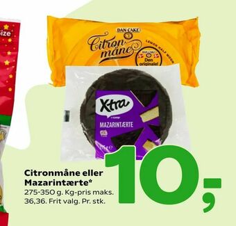 Coop 365 Citronmåne eller Mazarintærte tilbud
