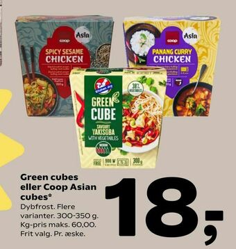 Coop 365 Green cubes eller Coop Asian cubes tilbud