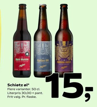 Coop 365 Schiøtz øl tilbud