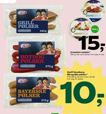 Coop 365 Steff Houlberg Øb og Bøv pølser tilbud