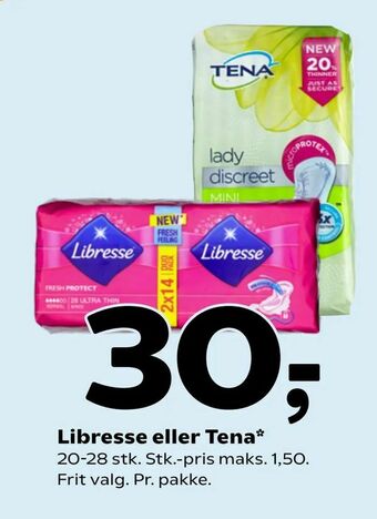 Coop 365 Libresse eller Tena tilbud