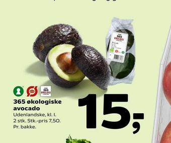Coop 365 365 økologiske avocado tilbud