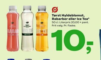 Coop 365 Tørst Hyldeblomst, Rabarber eller Ice Tea tilbud