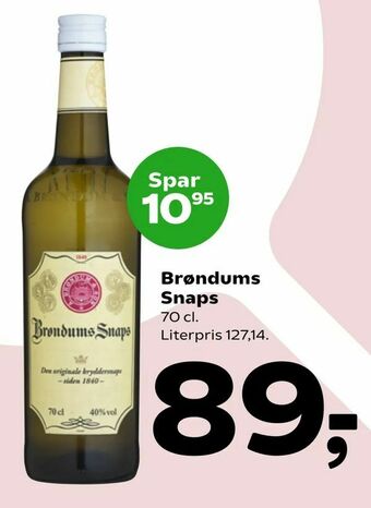 Coop 365 Brøndums Snaps tilbud