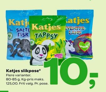 Coop 365 Katjes slikpose tilbud