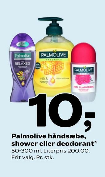 Coop 365 Palmolive håndsæbe, shower eller deodorant tilbud