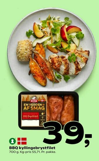 Coop 365 BBQ kyllingebrystfilet tilbud