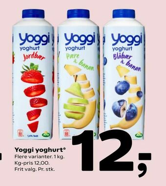 Coop 365 Yoggi yoghurt tilbud