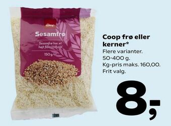 Coop 365 Coop frø eller kerner tilbud