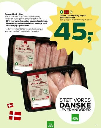Dansk Gårdkylling bryst eller inderfilet