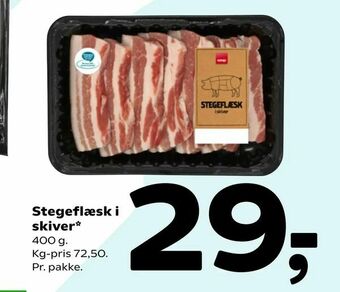 Coop 365 Stegeflæsk i skiver tilbud