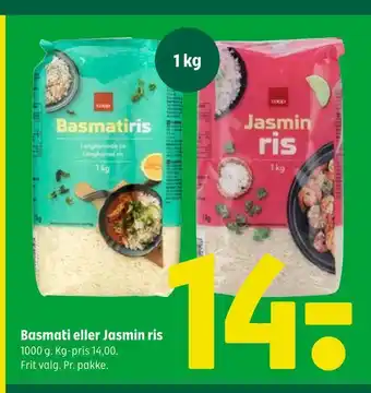 Coop 365 Basmati eller jasmin ris tilbud