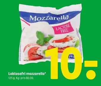Coop 365 Laktosefri mozzarella tilbud