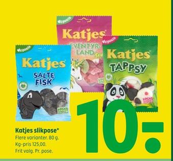 Coop 365 Katjes slikpose tilbud