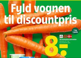 Coop 365 365 økologiske gulerødder tilbud