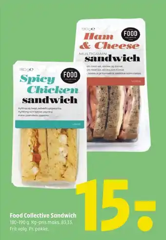 Coop 365 Food collective sandwich tilbud