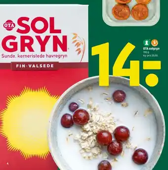 Coop 365 Ota sol gryn havregryn tilbud