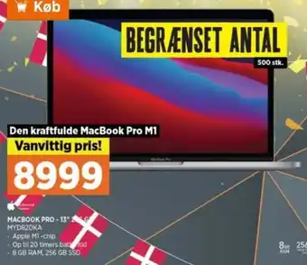 Power Macbook Pro- 13" MYD82DKA tilbud