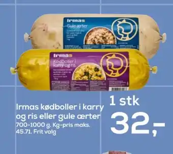 Irma Irmas gule ærter tilbud
