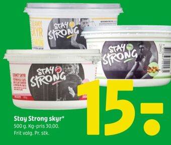 Coop 365 Stay strong skyr vanilje tilbud