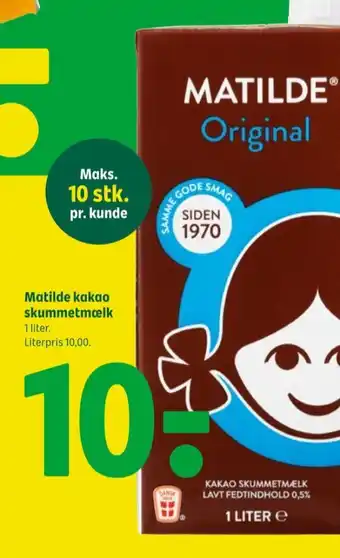 Coop 365 Matilde chokolademælk tilbud