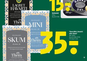 Coop 365 Them ost skæreost havarti lagret tilbud
