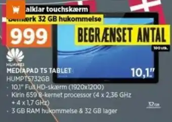 Power Mediapad T5 Tablet HUMPT5732gb tilbud