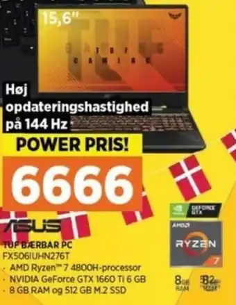 TUP Bærbar Pc FX506IUHN276T