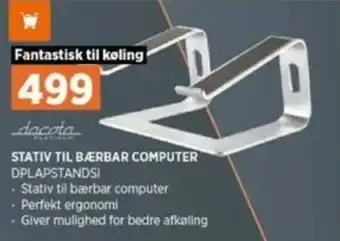 Power Stativ Ti Bærbar Computer DPLAPSTANDSI tilbud