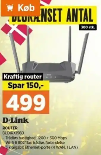 Power Router DLDIRX1560 tilbud