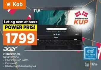 Power Chromebook NXHKFED004 tilbud