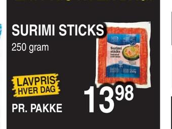 ABC Lavpris Surimi sticks tilbud