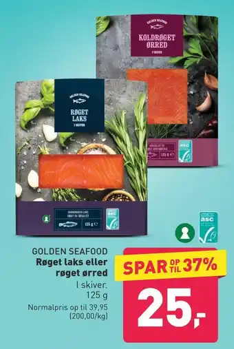 ALDI Røget laks eller røget ørred tilbud