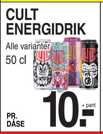 ABC Lavpris Cult energidrik tilbud