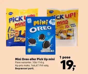 Mini oreo eller pick up mini