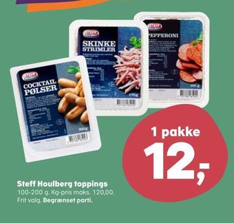 Kvickly Steff houlberg toppings tilbud