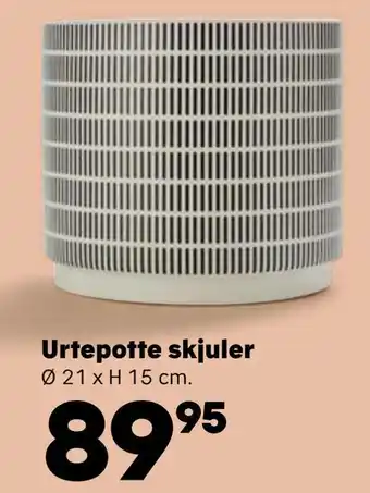 Urtepotte skjuler