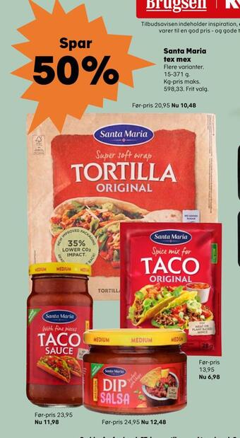 SuperBrugsen Santa maria tex mex tilbud