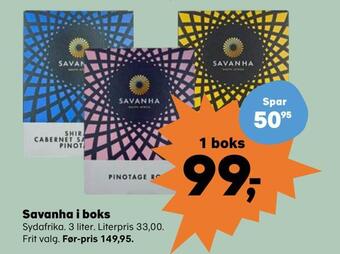 SuperBrugsen Savanha i boks tilbud