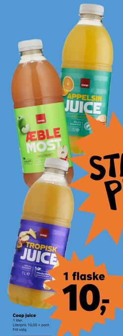 SuperBrugsen Coop juice tilbud
