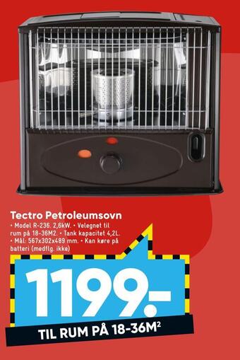 Bilka Tectro petroleumsovn tilbud