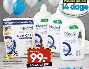 Bilka Neutral vaskemiddel tilbud