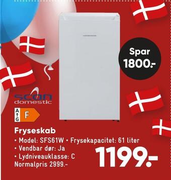 Bilka Fryseskab tilbud